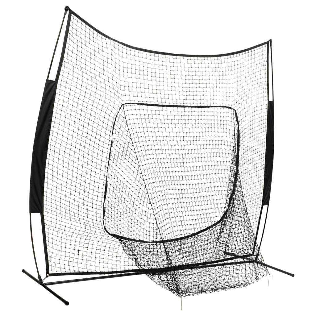 vidaXL Multisport Practice Net Baseball Softball 241x106.5x216 cm Metal