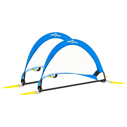 Children Football Goals 2 pcs with Storage Bag 75.5x46x48 cm