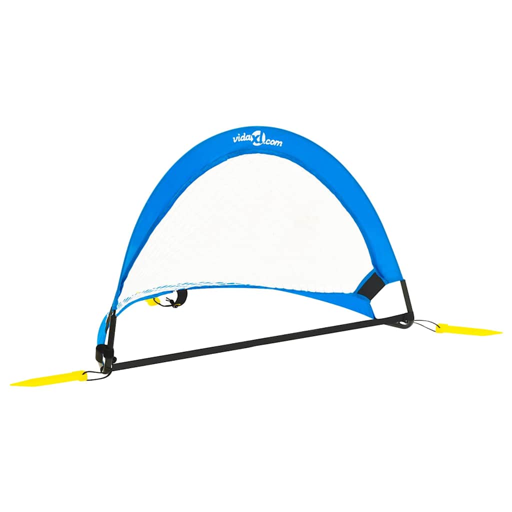 Children Football Goals 2 pcs with Storage Bag 75.5x46x48 cm