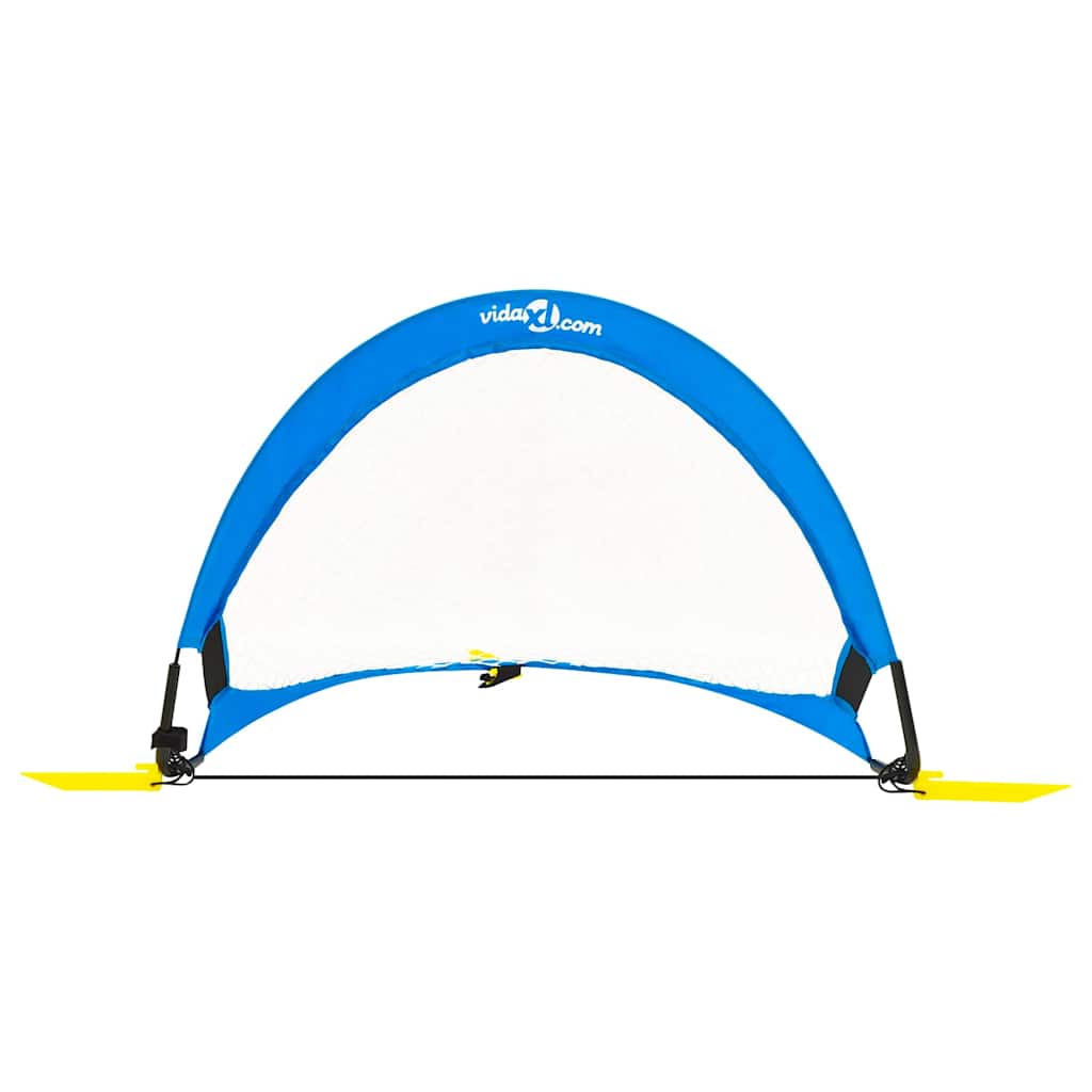 Children Football Goals 2 pcs with Storage Bag 75.5x46x48 cm