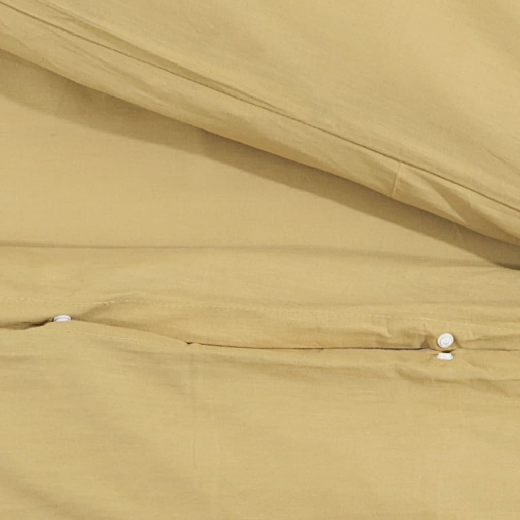 Duvet Cover Set Taupe 135x200 cm Light-weight Microfiber