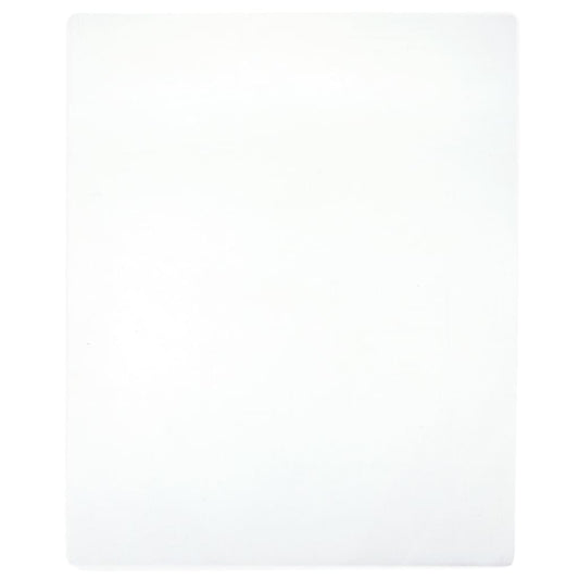 vidaXL Jersey Fitted Sheets 2 pcs White 100x200 cm Cotton