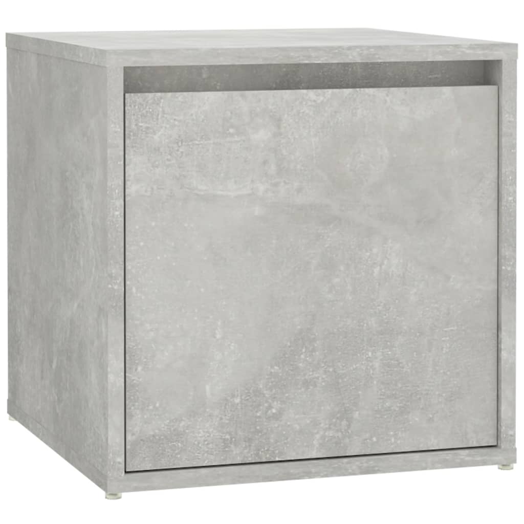 vidaXL Hallway Furniture Set Concrete Grey Engineered Wood