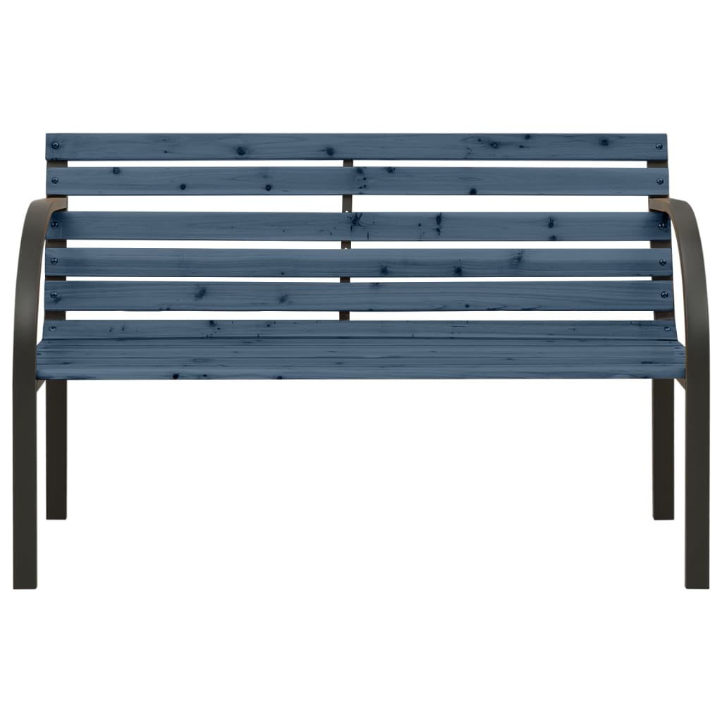 vidaXL Children Garden Bench 81 cm Chinese Fir Wood Grey