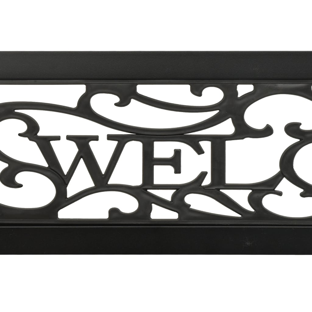 Garden Bench | Black | Powder-coated steel and plastic | Standard