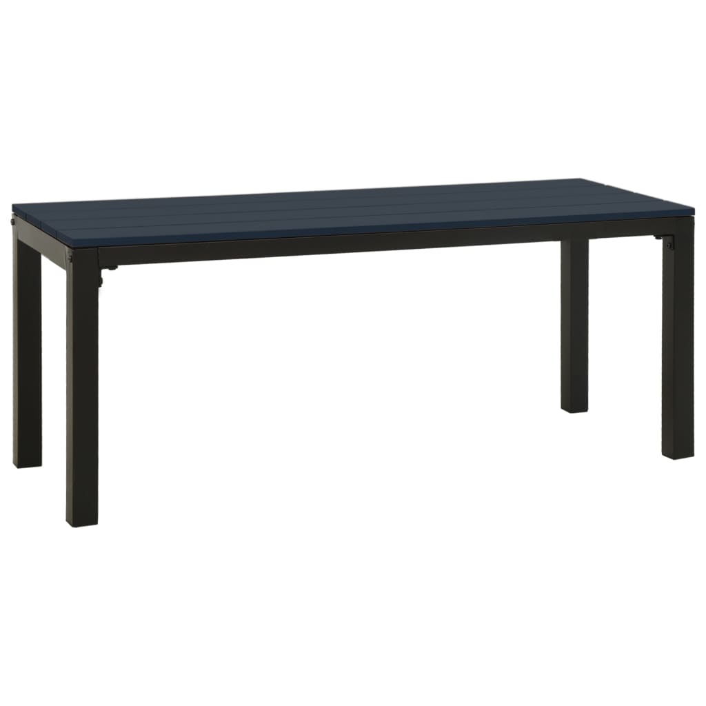 Garden Bench | Black | Steel | Garden Bench | Rectangular | Vintage