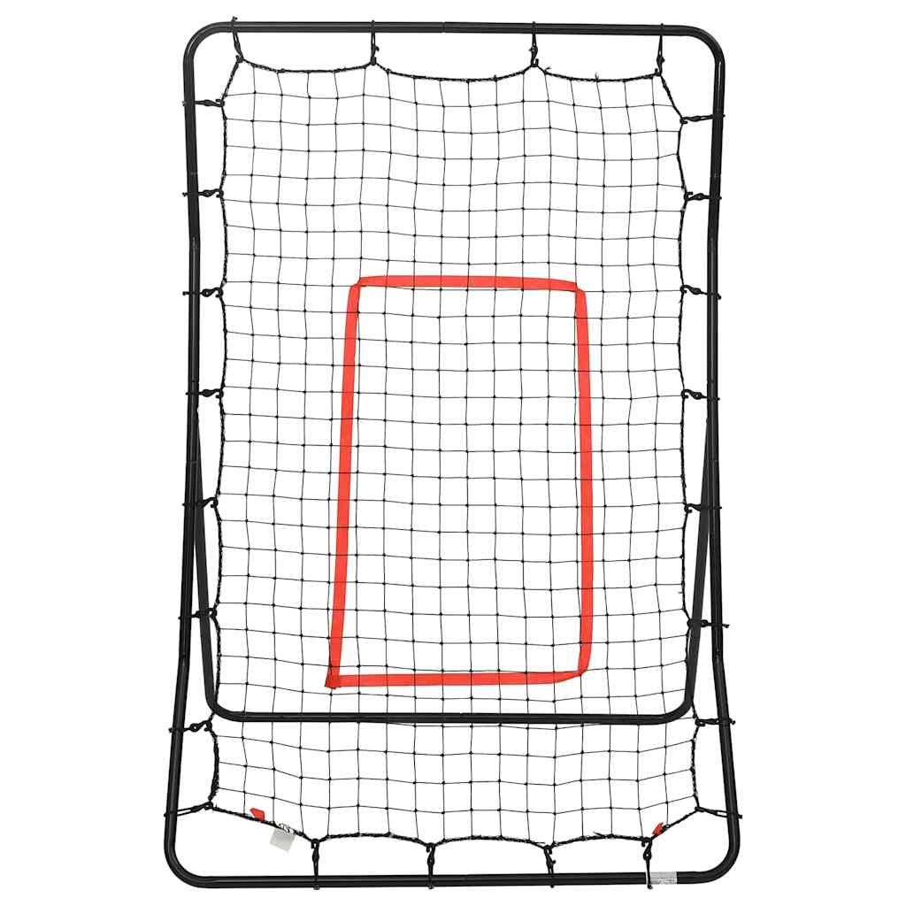 93372 vidaXL Softball Rebounder 88x79x137 cm Steel