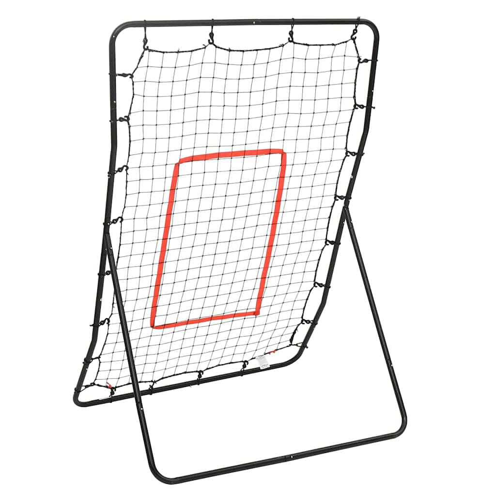 93372 vidaXL Softball Rebounder 88x79x137 cm Steel