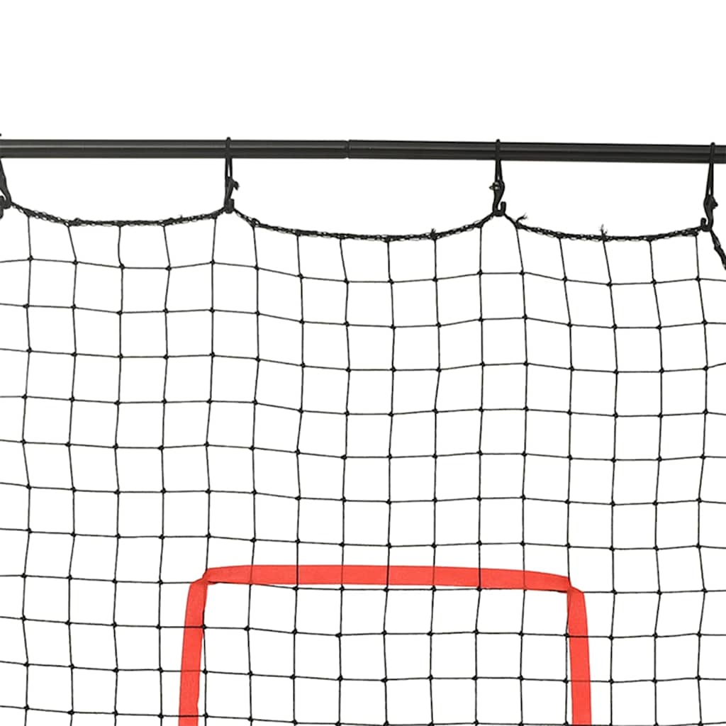 93372 vidaXL Softball Rebounder 88x79x137 cm Steel