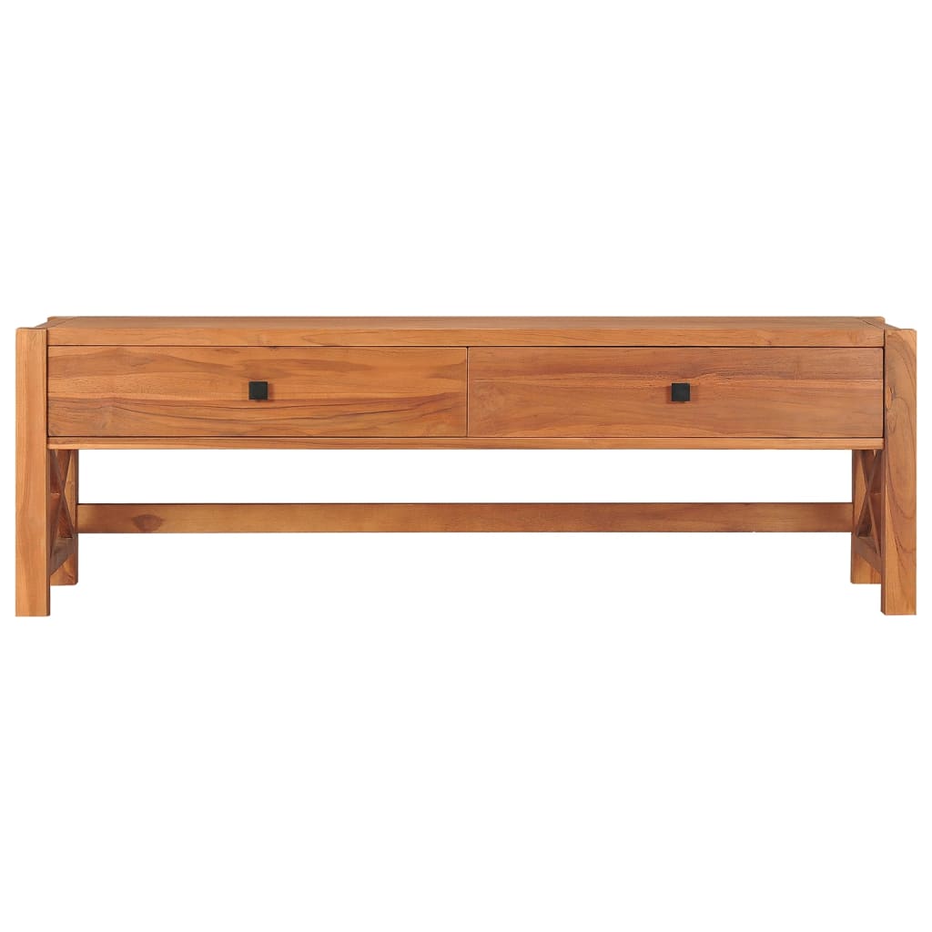 vidaXL TV Cabinet with Drawers 120x40x45 cm Solid Wood Teak