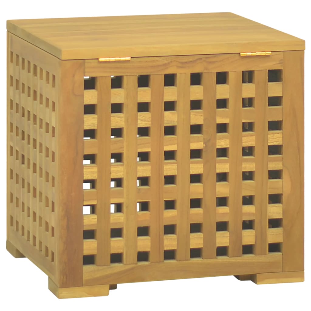 Rope Box 40x40x40 cm Solid Wood Teak