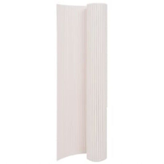 vidaXL Double-Sided Garden Fence 90x400 cm White