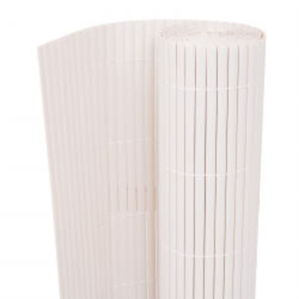 Double-Sided Garden Fence 110x300 cm White