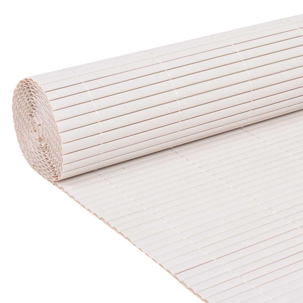 Double-Sided Garden Fence 110x300 cm White