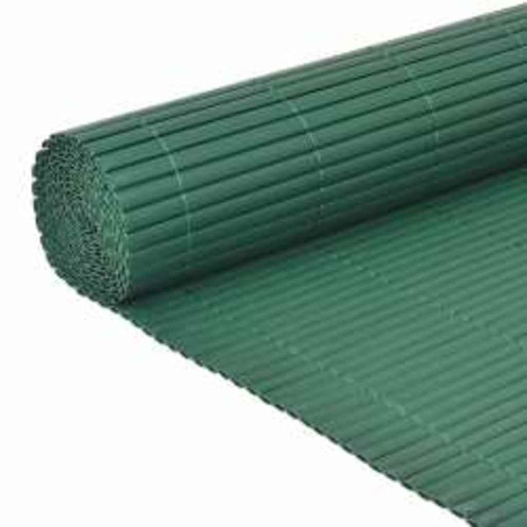 Double-Sided Garden Fence 110x300 cm Green