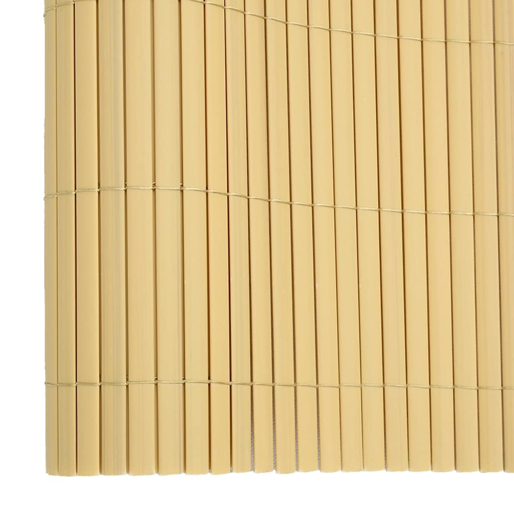Double-Sided Garden Fence 110x400 cm Yellow