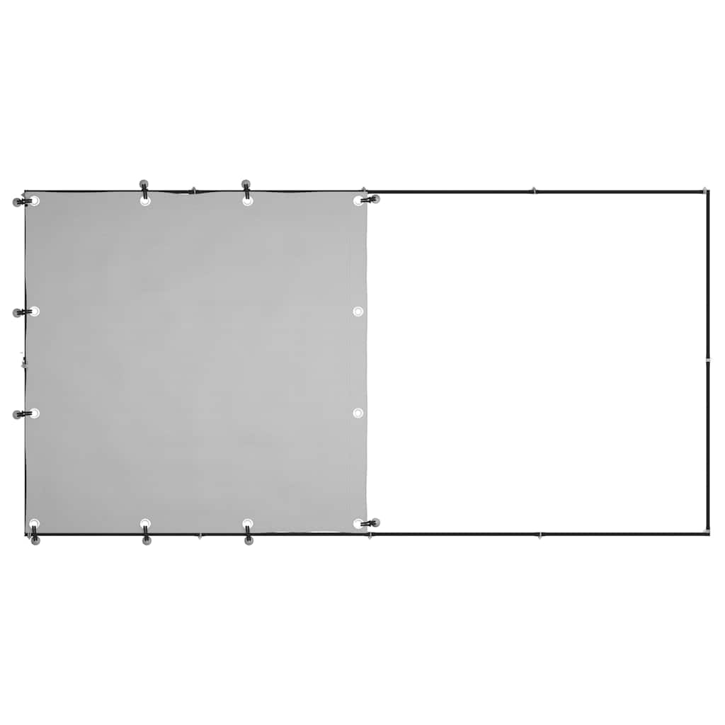 Dog Kennel Black 2,42 m² Steel