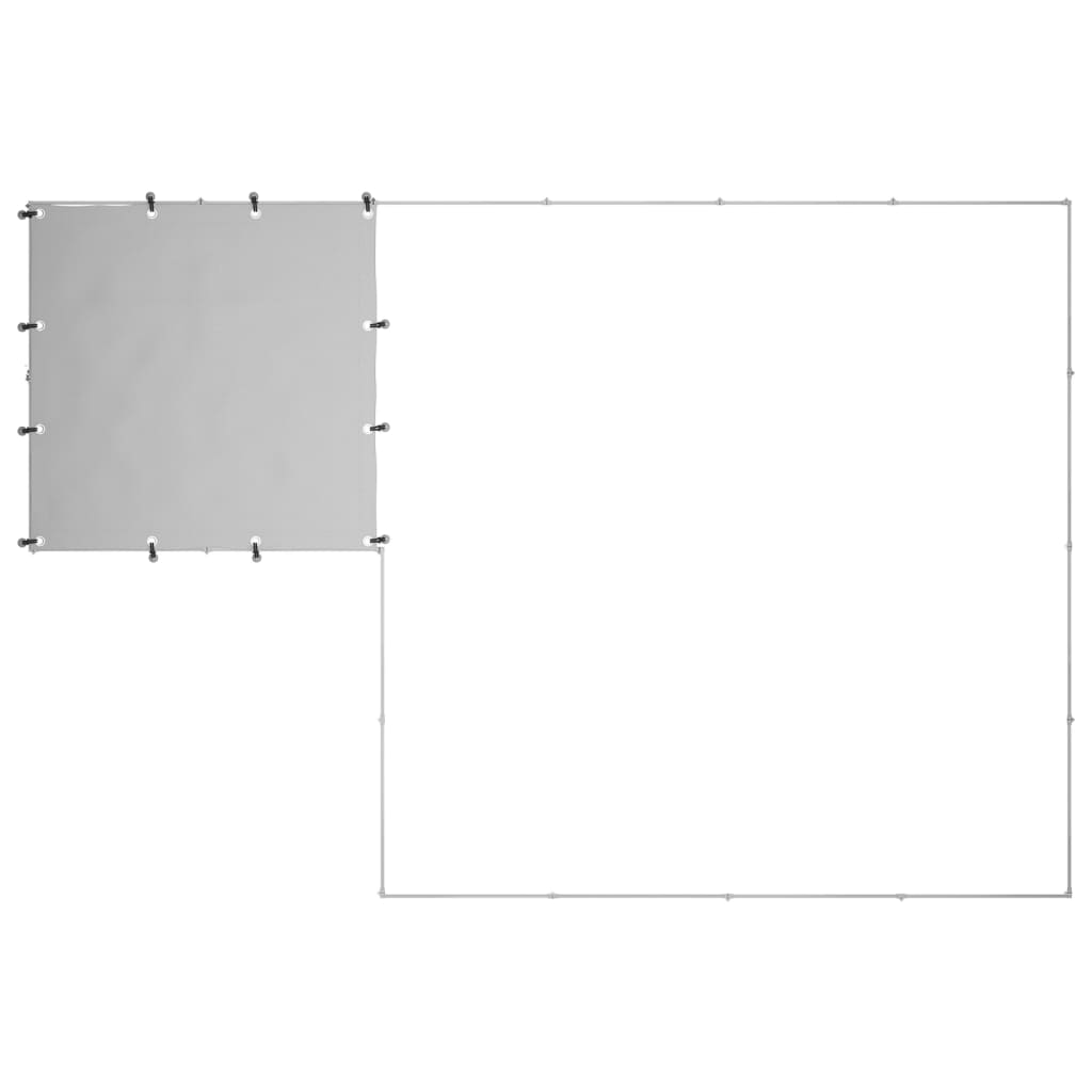 Dog Kennel Silver 6,05 m² Steel