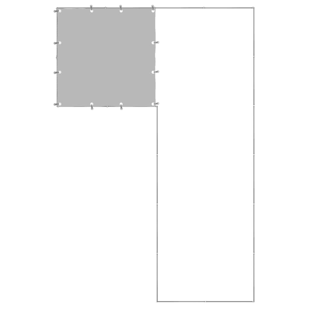 Dog Kennel Silver 4,84 m² Steel