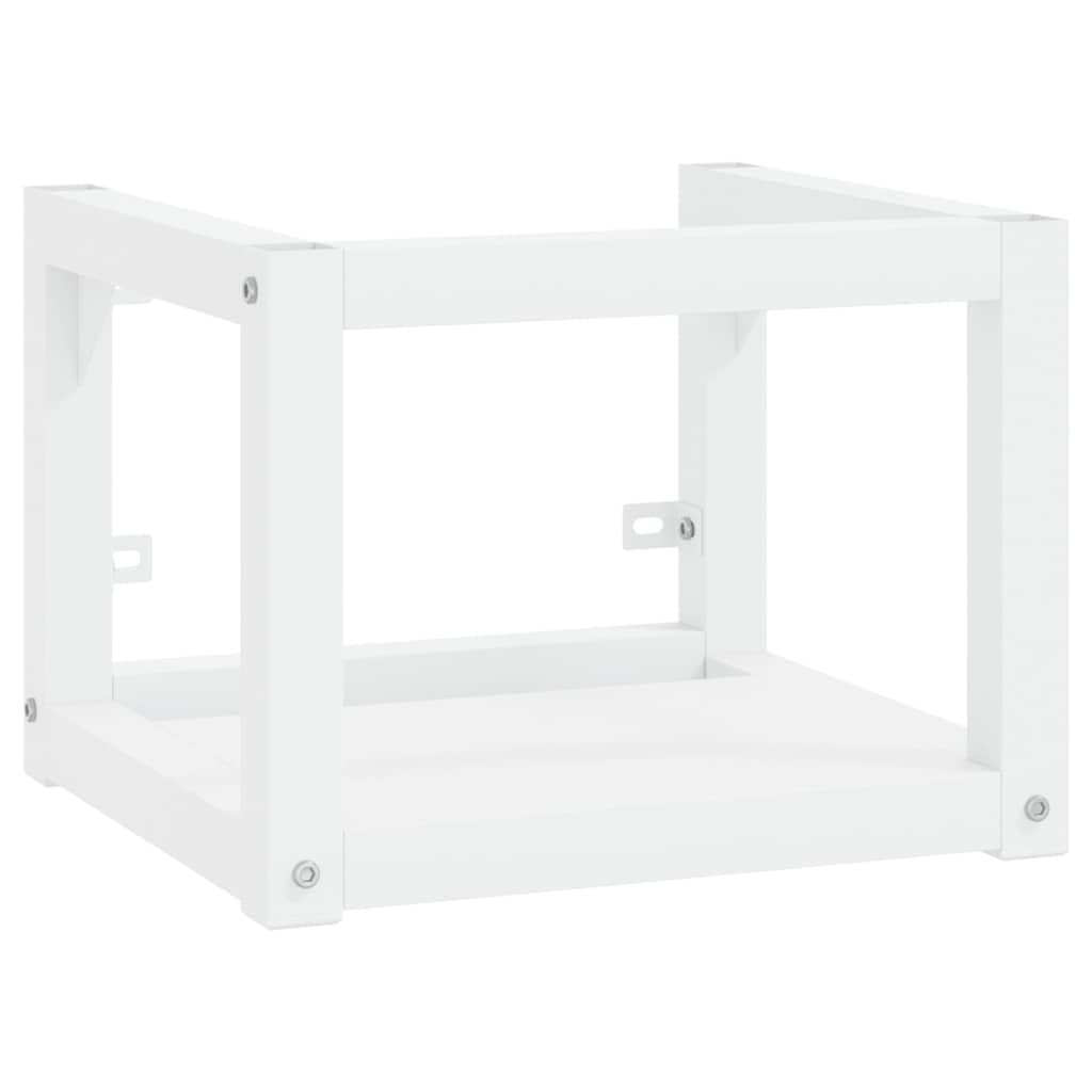 338490 vidaXL Wall-mounted Bathroom Washbasin Frame White 40x38x31 cm Iron