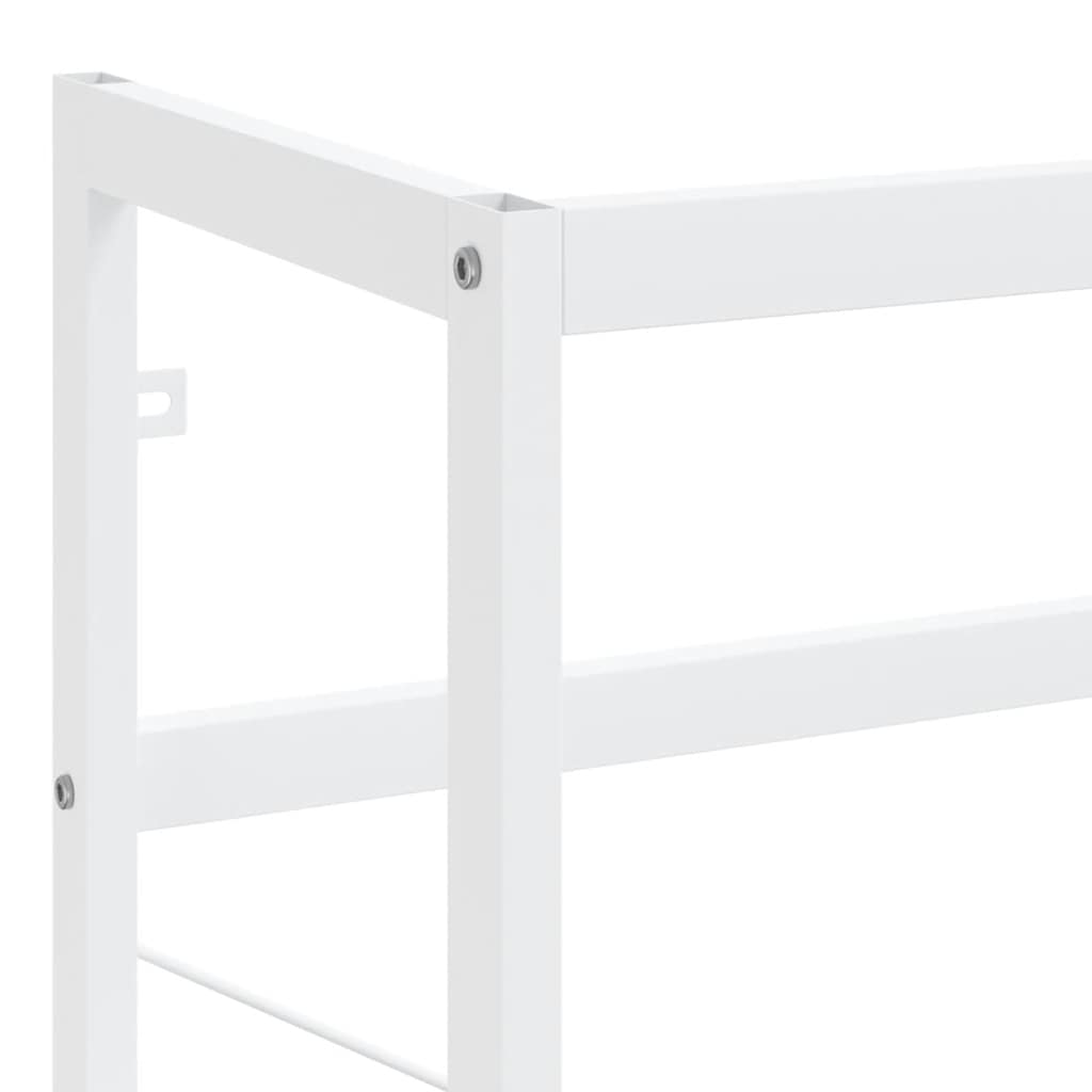 Bathroom Washbasin Frame White 59x38x83 cm Iron