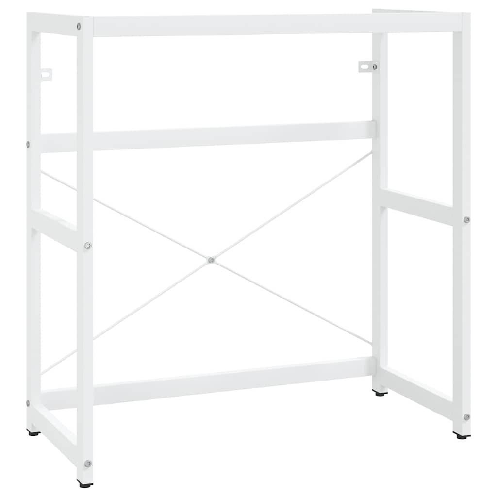 338498 vidaXL Bathroom Washbasin Frame White 79x38x83 cm Iron