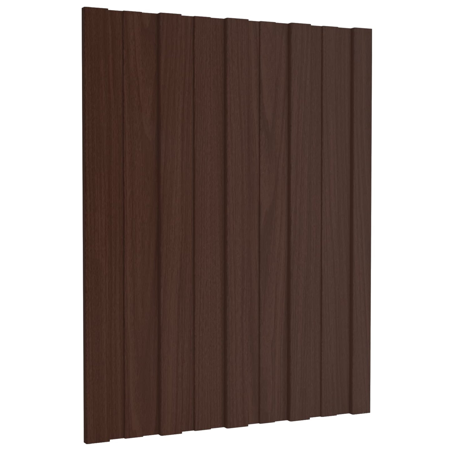 Roof Panel 12 pcs Brown 60 x 45 cm Galvanised steel
