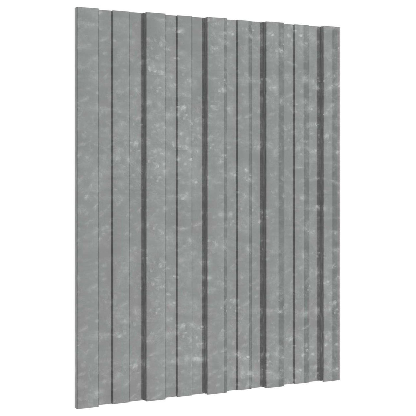 Roof Panel 36 pcs Silver 60 x 45 cm Galvanised steel