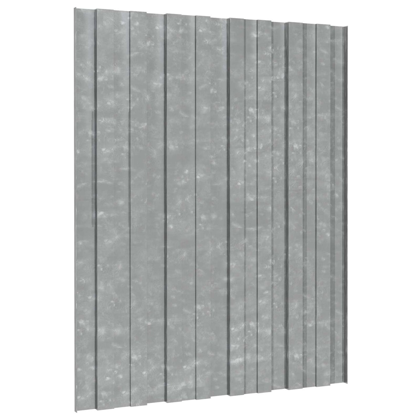 Roof Panel 36 pcs Silver 60 x 45 cm Galvanised steel