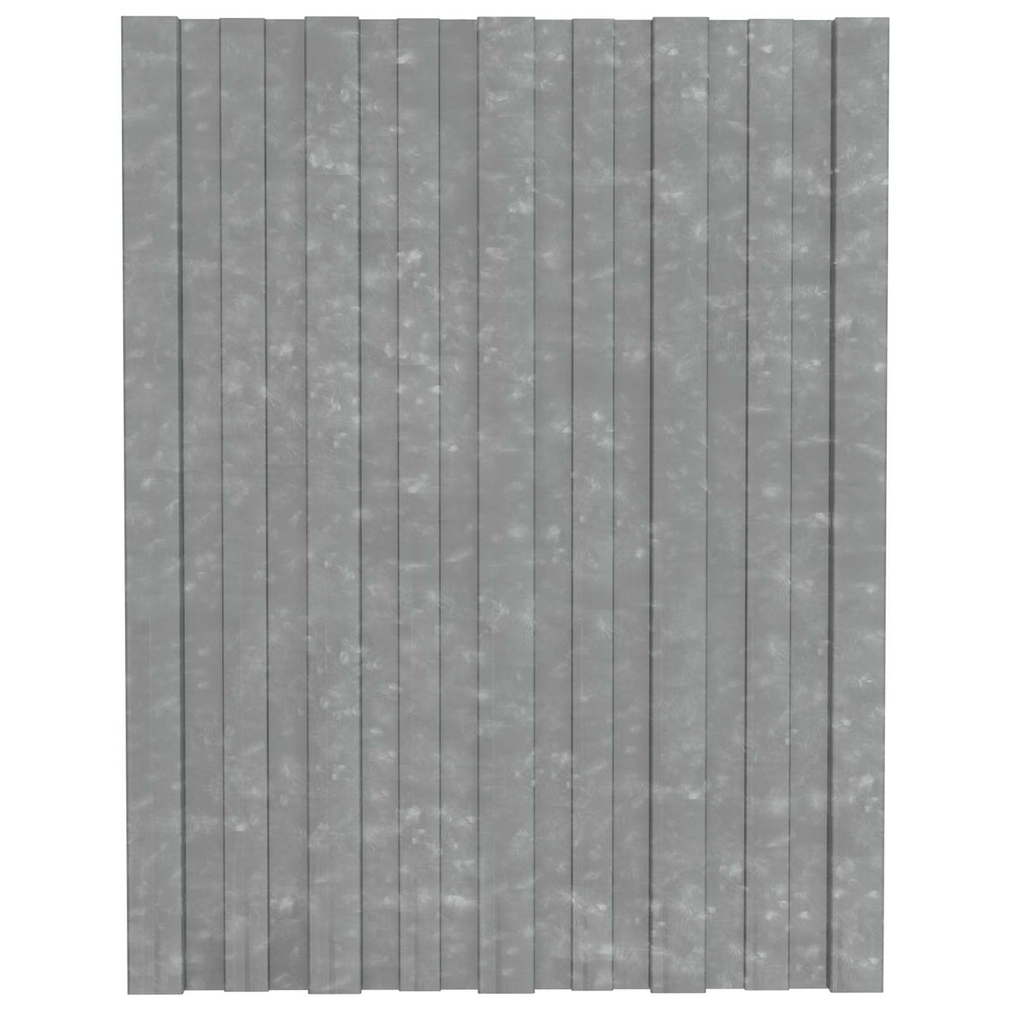 Roof Panel 36 pcs Silver 60 x 45 cm Galvanised steel