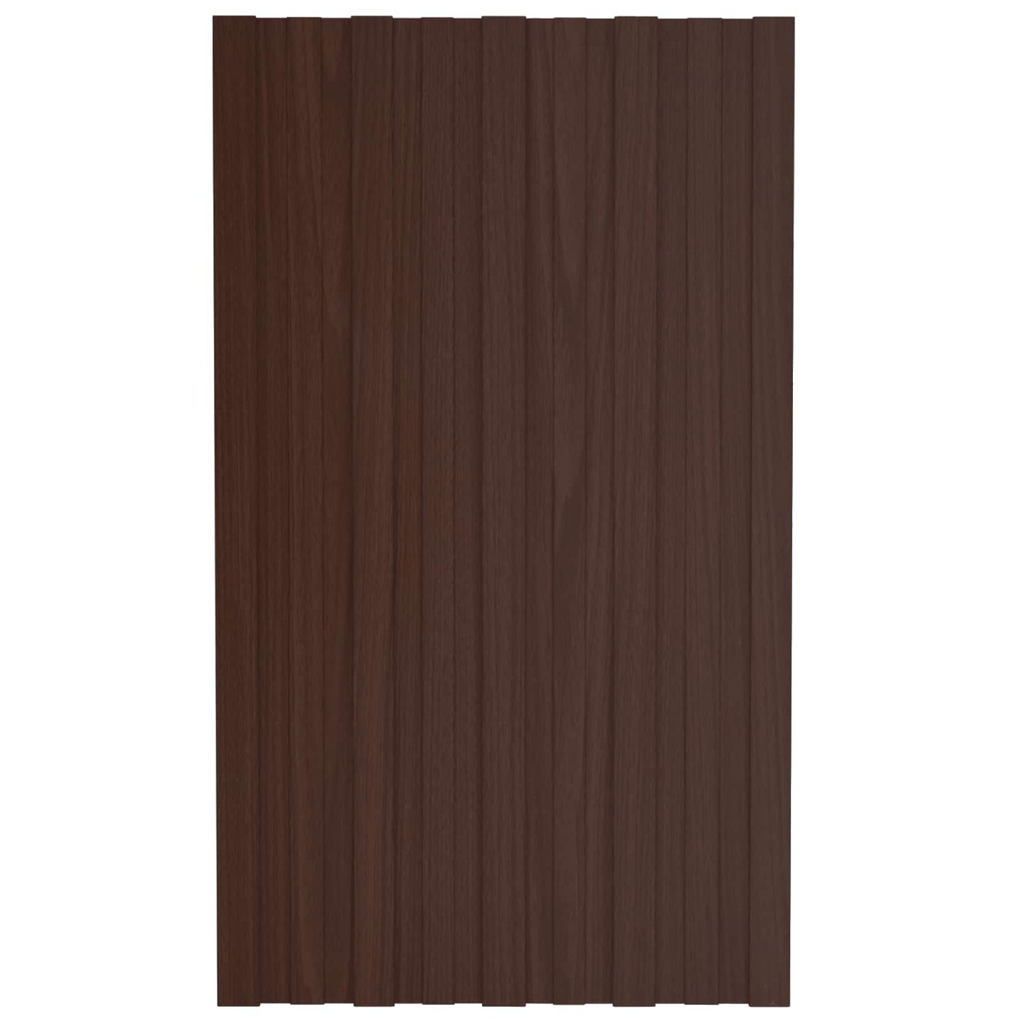 Roof Panel 12 pcs Brown 80 x 45 cm Galvanised steel