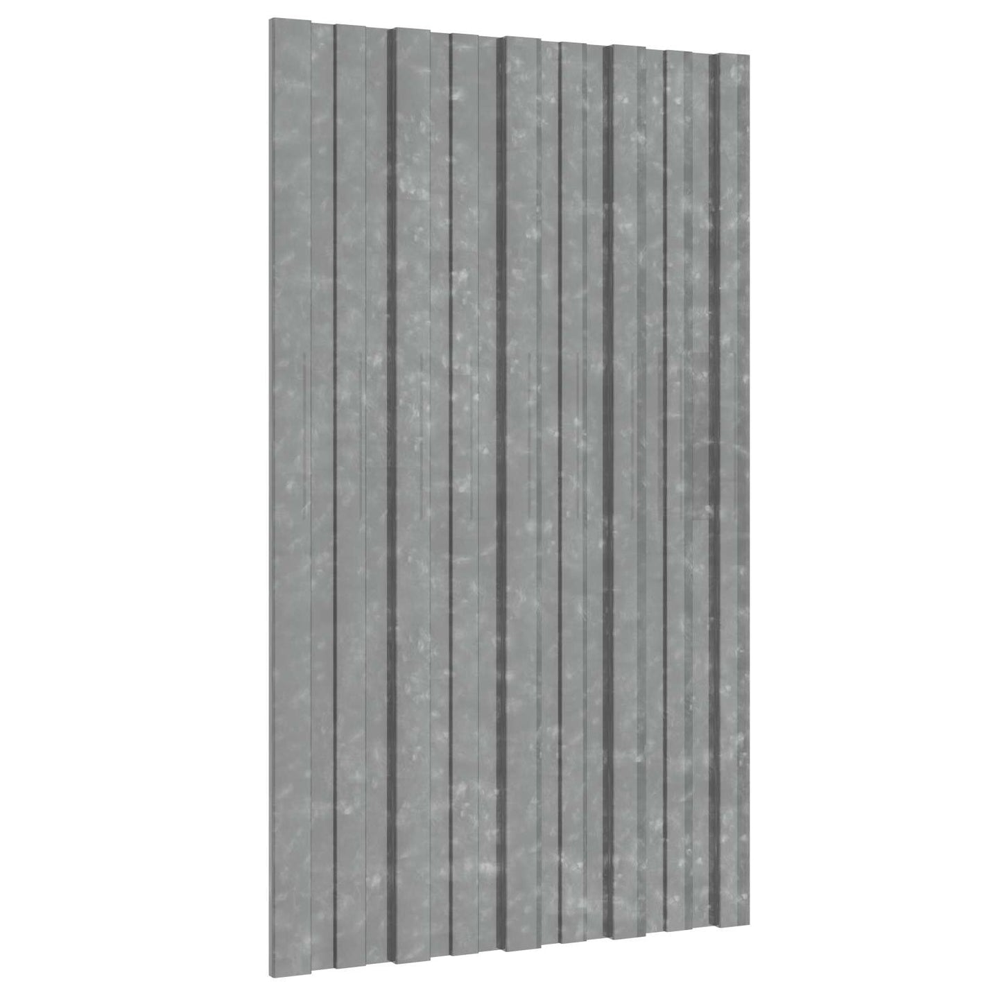Roof Panel 36 pcs Silver 80 x 45 cm Galvanised steel