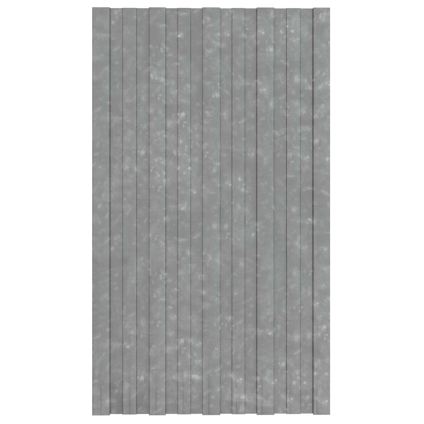 Roof Panel 36 pcs Silver 80 x 45 cm Galvanised steel