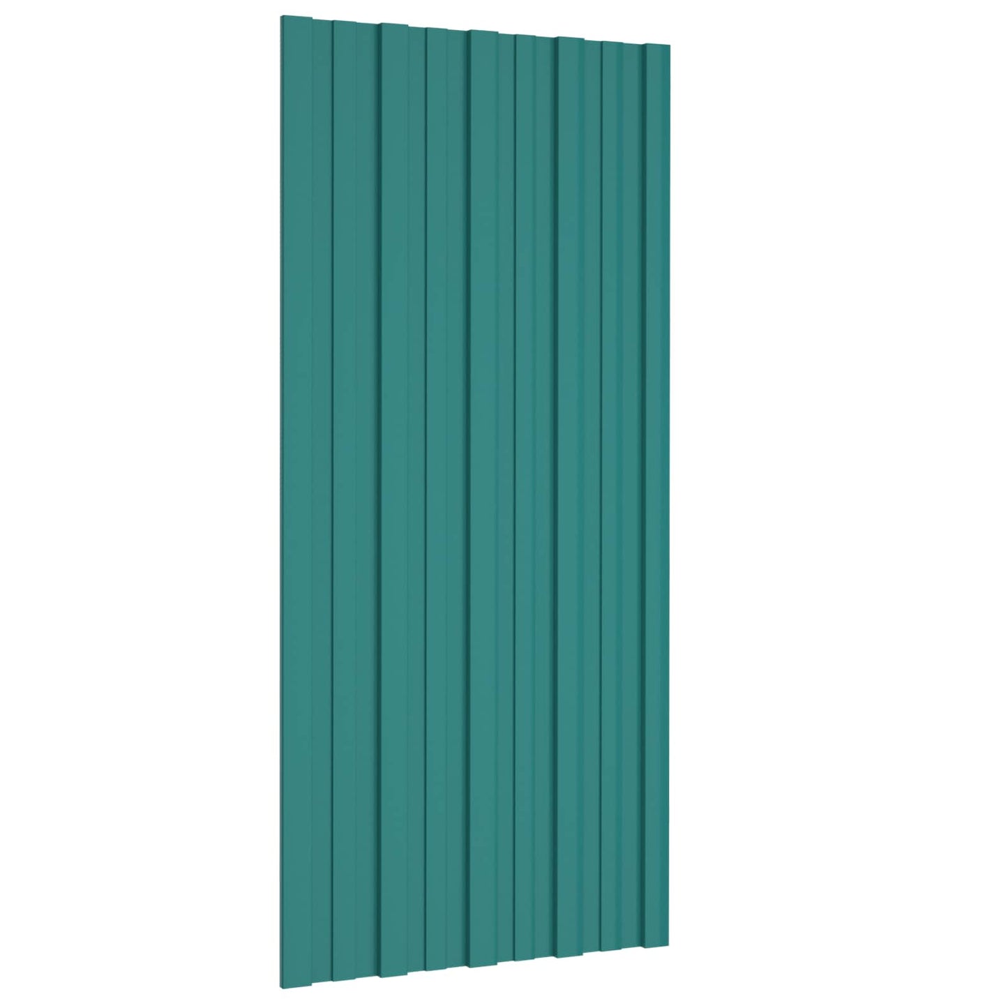 Roof Panel 36 pcs Green 100 x 45 cm Galvanised steel