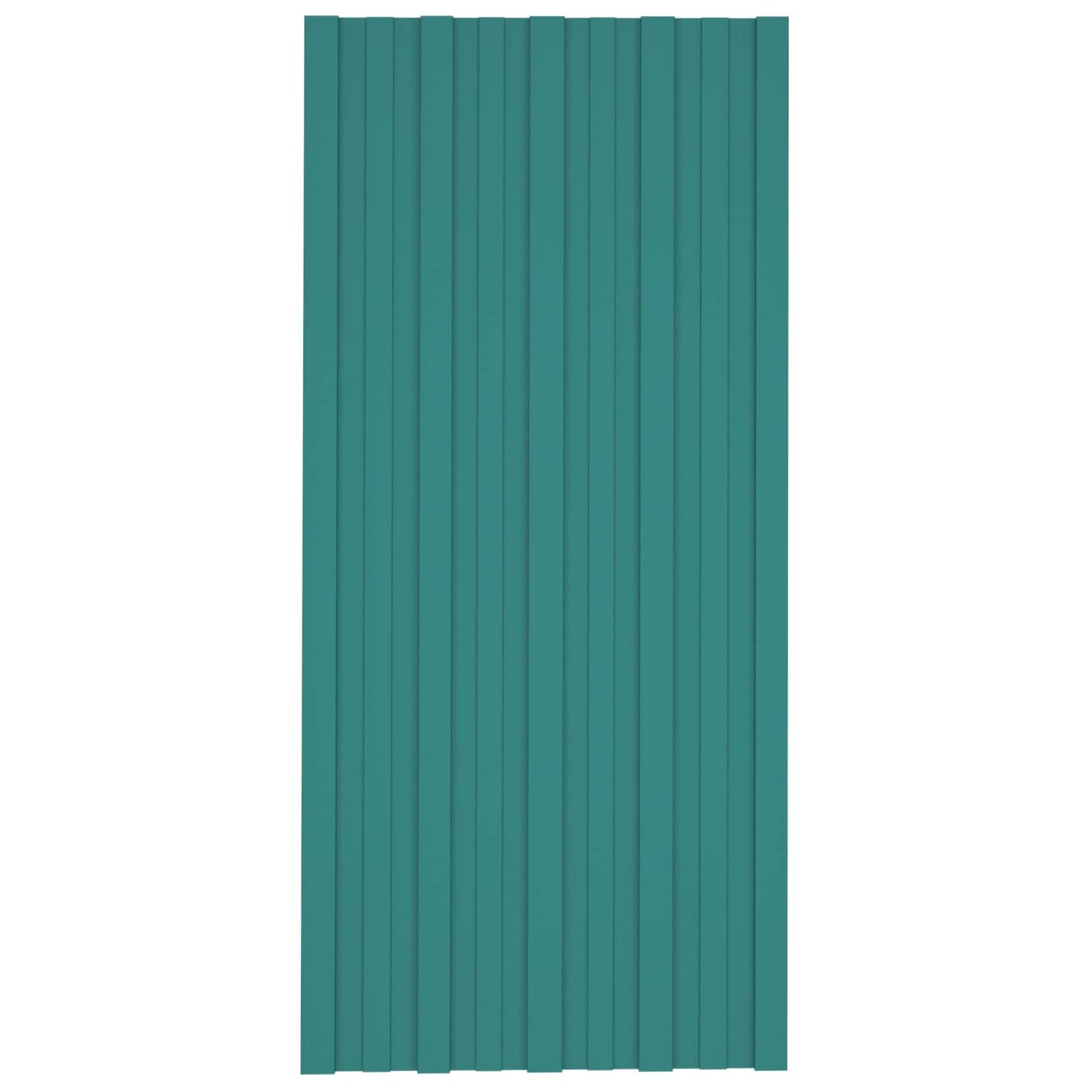 Roof Panel 36 pcs Green 100 x 45 cm Galvanised steel
