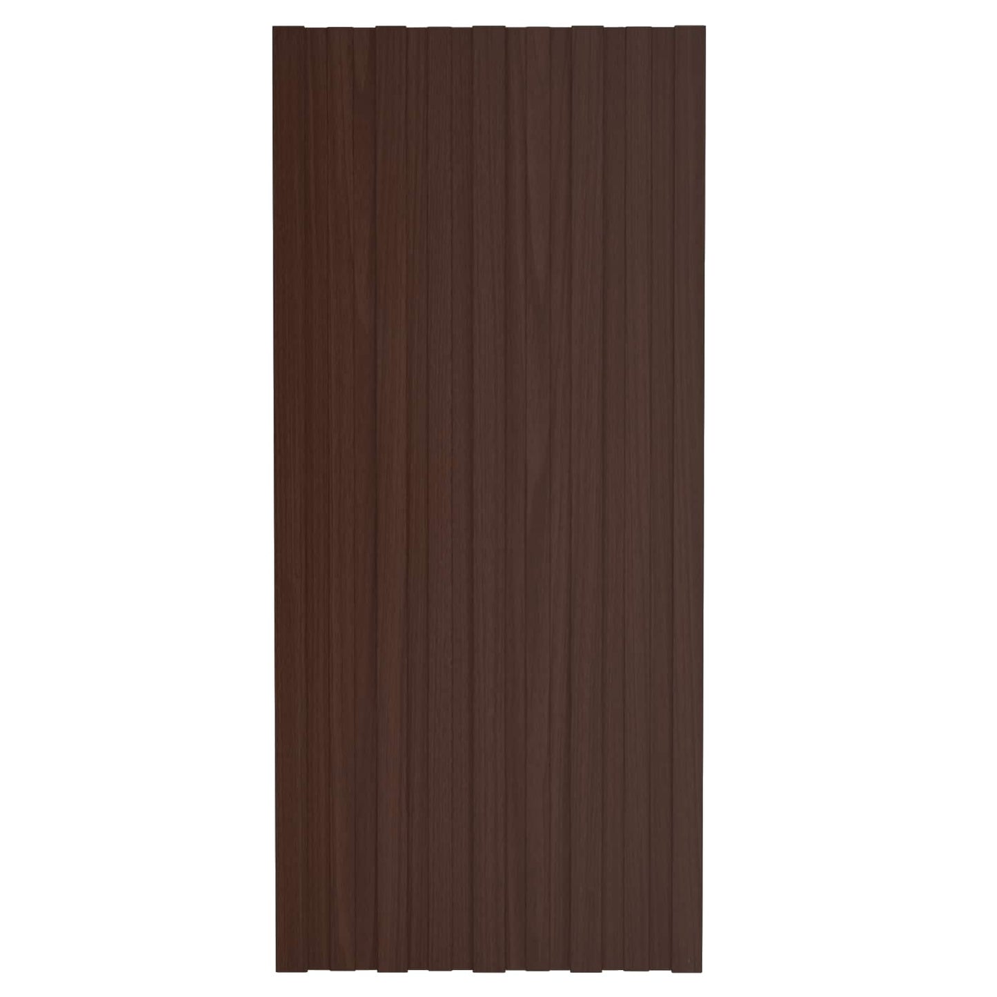 Roof Panel 36 pcs Brown 100 x 45 cm Galvanised steel