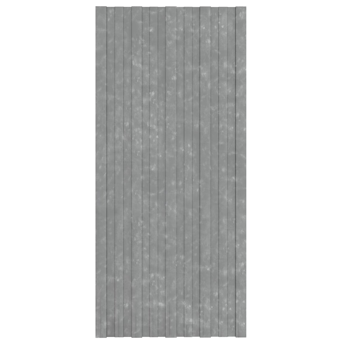 Roof Panel 12 pcs Silver 100 x 45 cm Galvanised steel