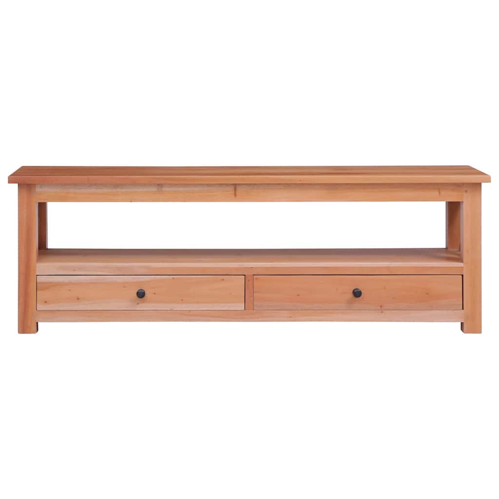 TV Cabinet 115x30x40 cm Solid Mahogany Wood
