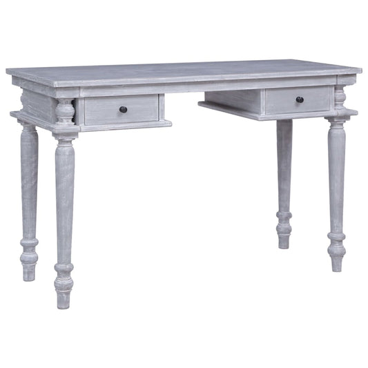 vidaXL Desk 115x50x78 cm Solid Mahogany Wood