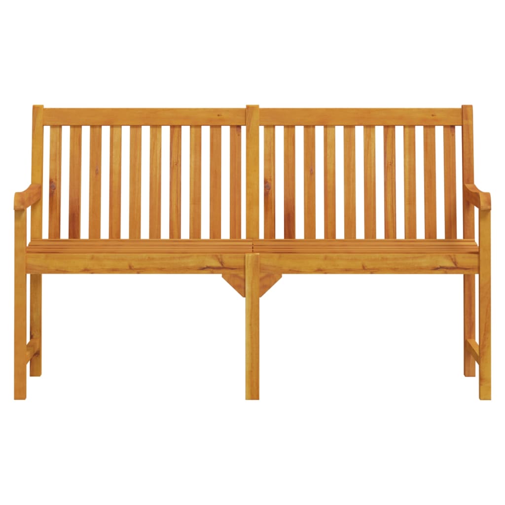 vidaXL Garden Bench 150 cm Solid Acacia Wood