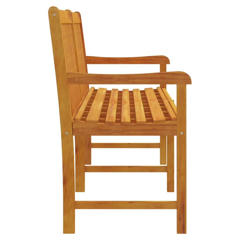 Garden benches 1-Seater 219 x 55.5 x 90 cm Solid Acacia Wood