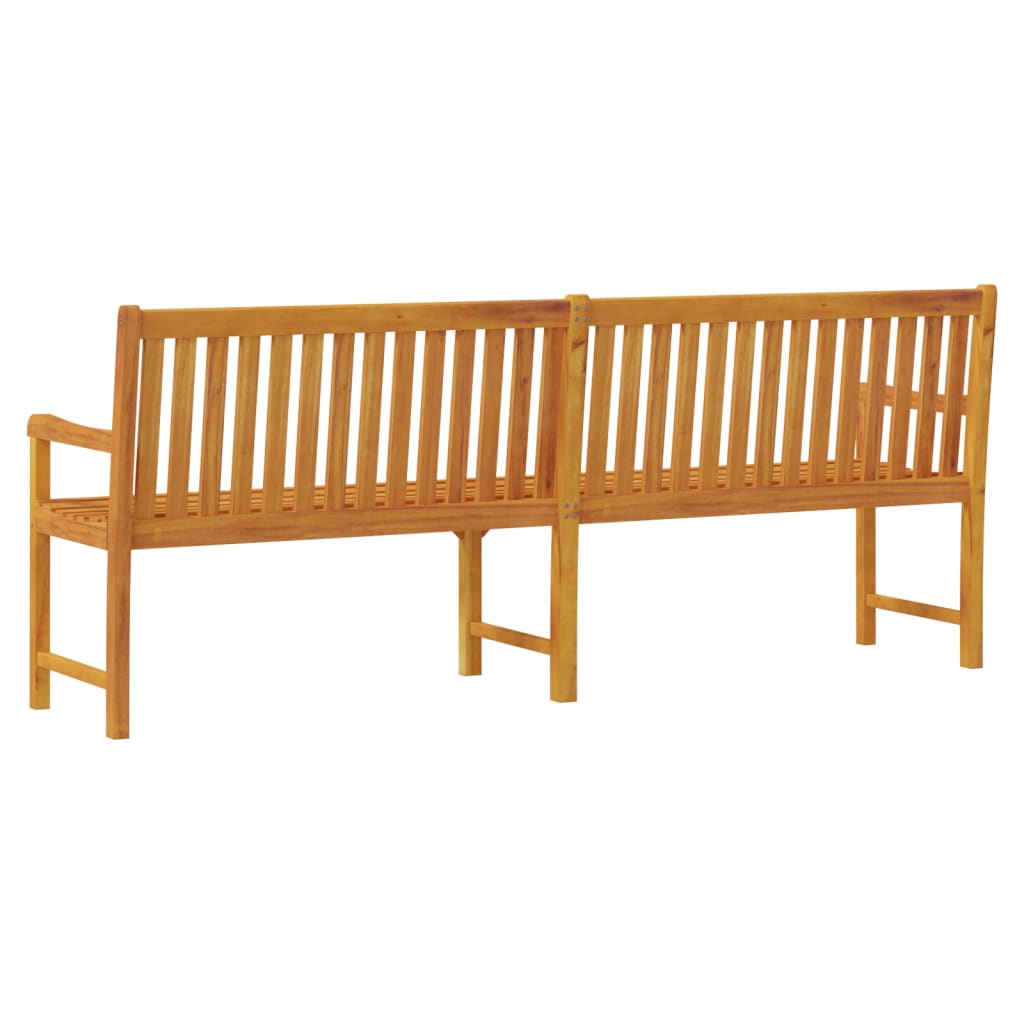 Garden benches 1-Seater 219 x 55.5 x 90 cm Solid Acacia Wood