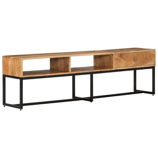 vidaXL TV Cabinet 160x30x45 cm Solid Wood Acacia