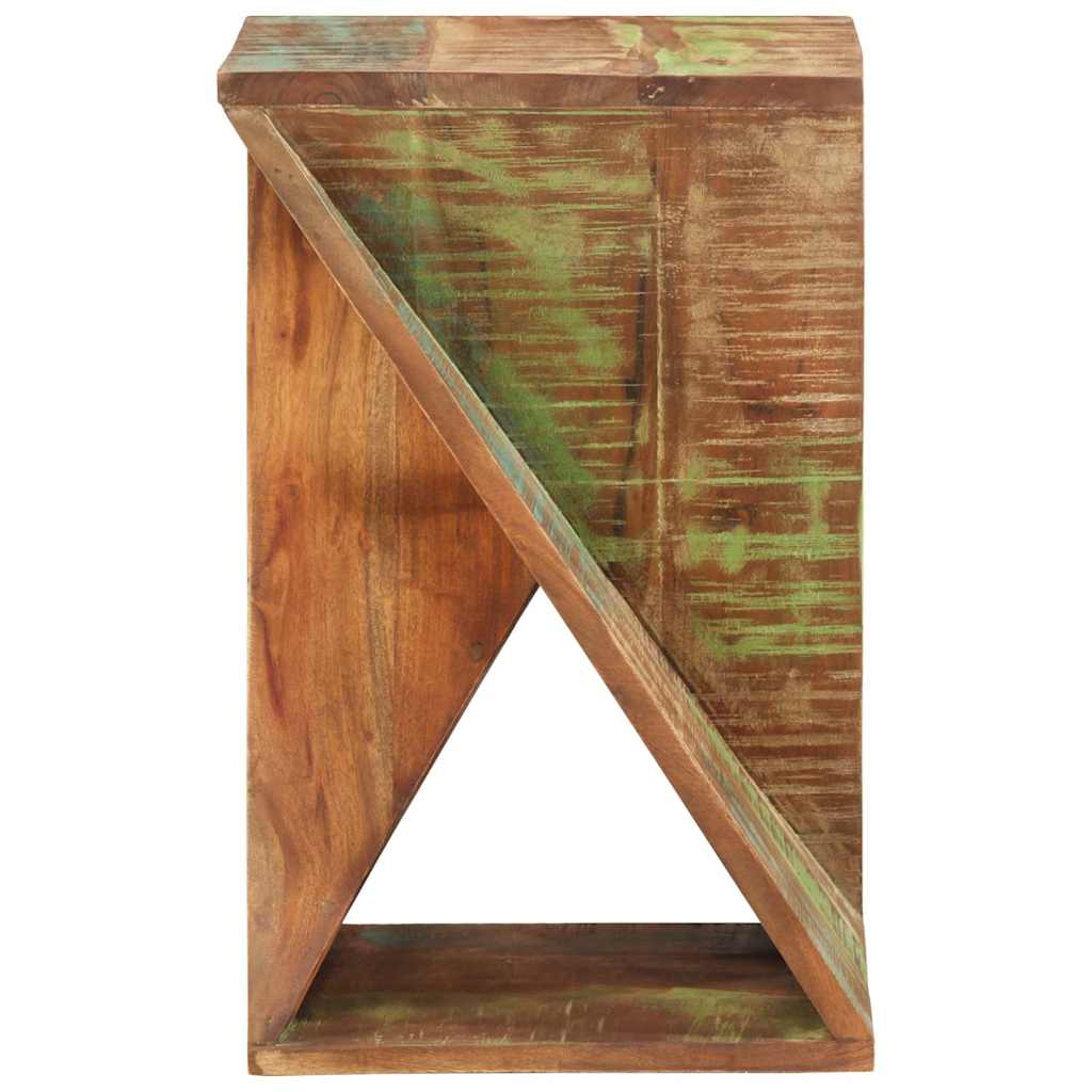 337995 vidaXL Side Table 35x35x55 cm Solid Wood Reclaimed