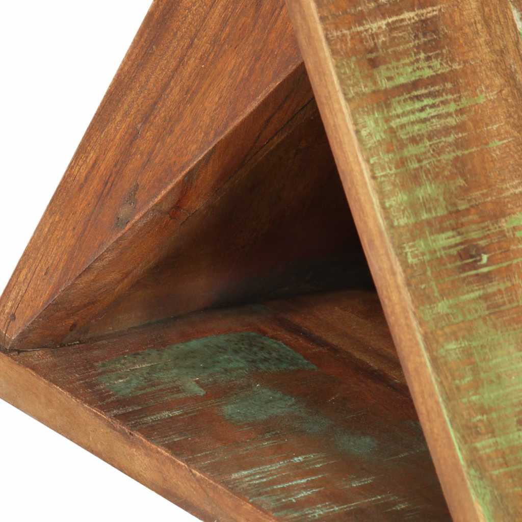337995 vidaXL Side Table 35x35x55 cm Solid Wood Reclaimed