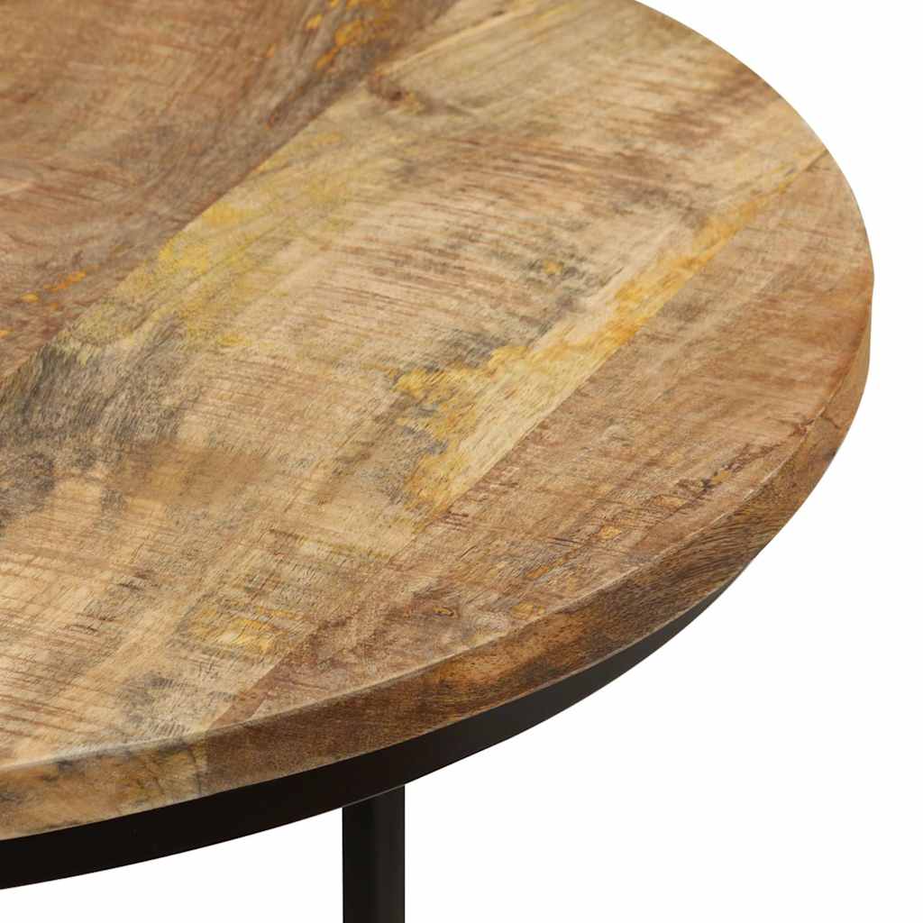 338002 vidaXL Nesting Tables 3 pcs Rough Mango Wood
