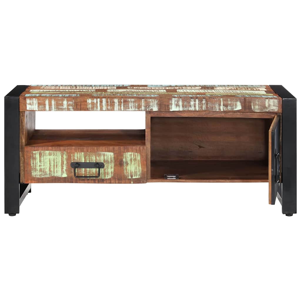 338221 vidaXL Coffee Table 100x50x41 cm Solid Wood Reclaimed
