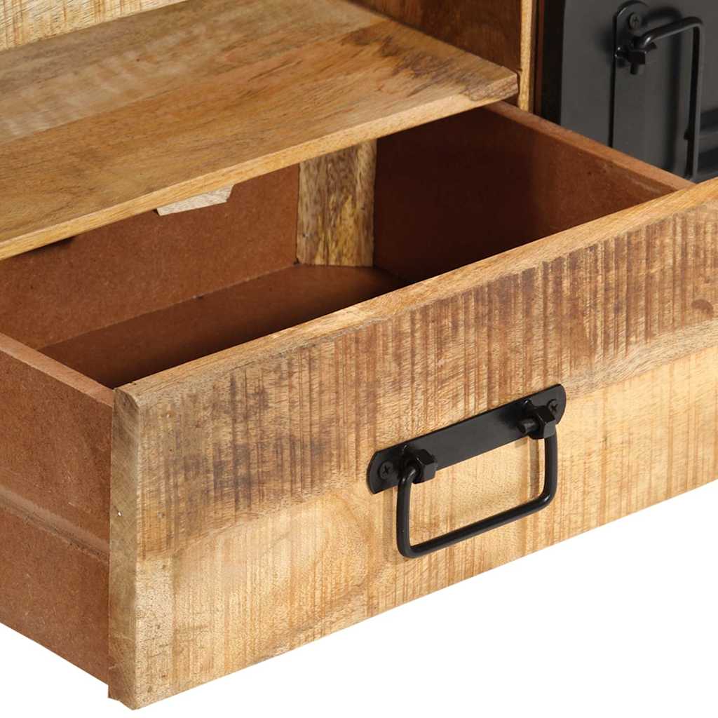 338222 vidaXL TV Cabinet 120x30x40 cm Solid Wood Mango
