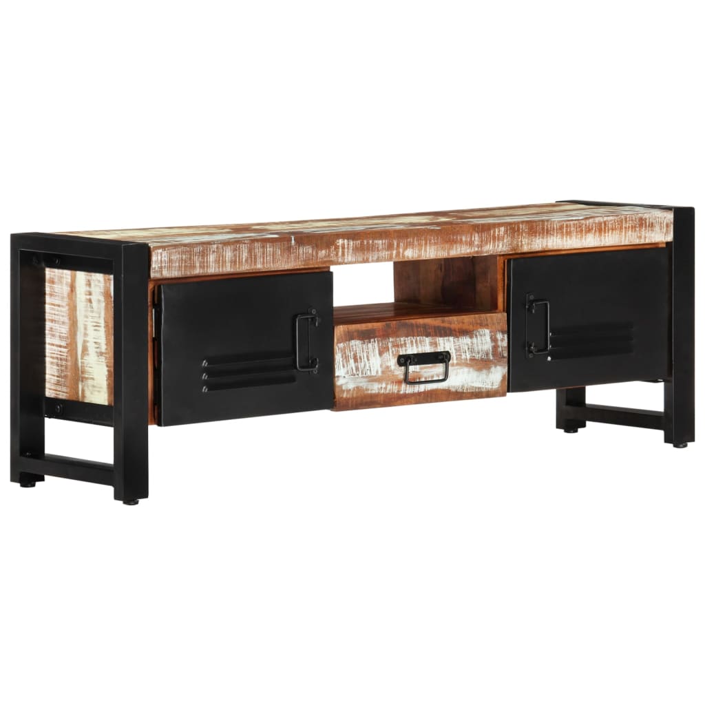 vidaXL TV Cabinet 120x30x40 cm Solid Wood Reclaimed