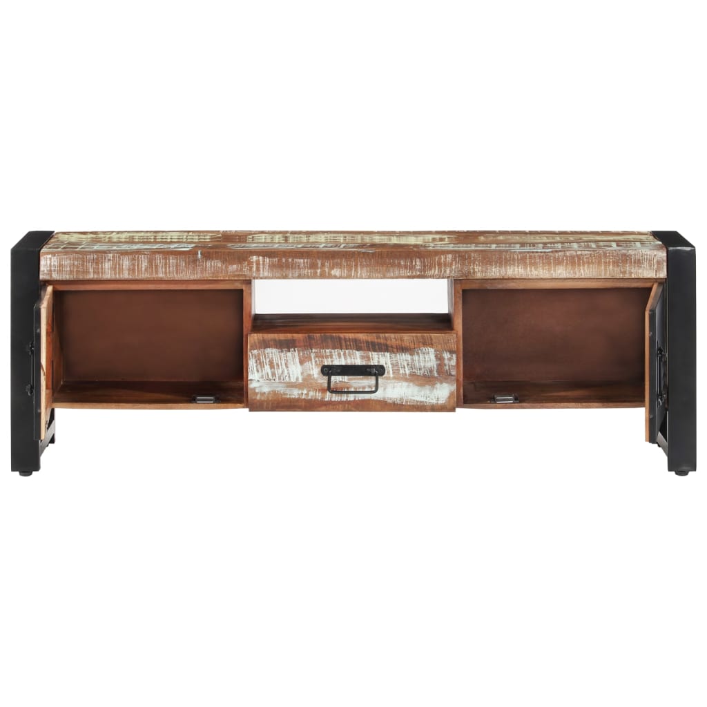 vidaXL TV Cabinet 120x30x40 cm Solid Wood Reclaimed